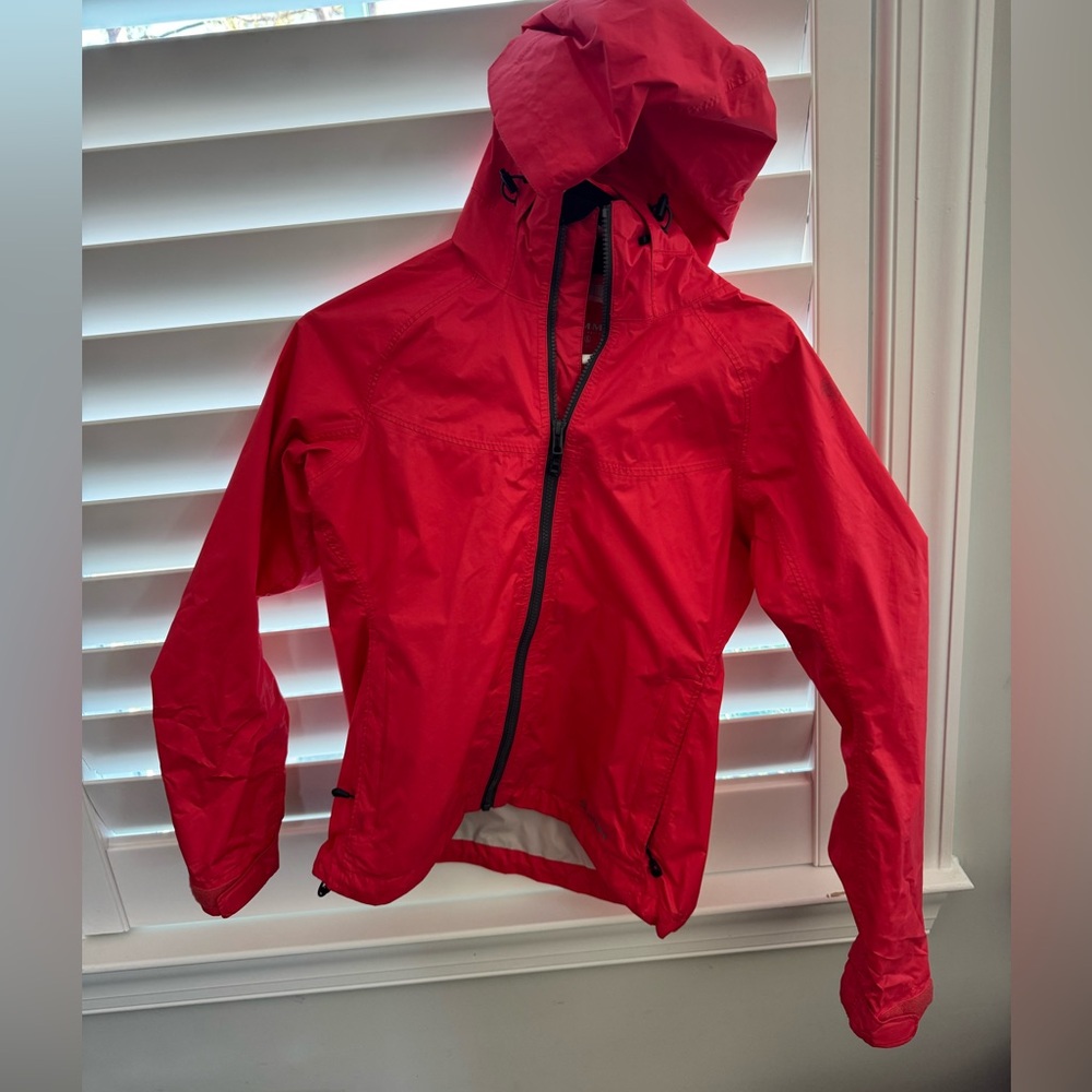 Simms Red Waterproof Hooded Utility Jacket